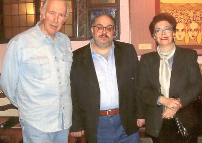 Con Giuseppe Panella e Mariella Bettarini alle Giubbe rosse