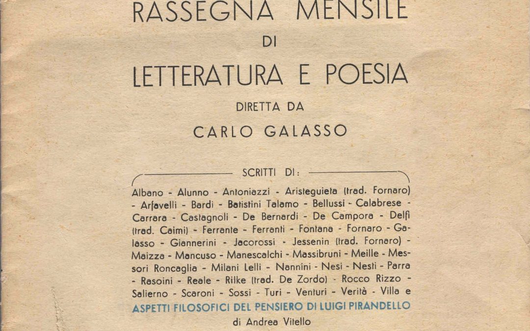 Un numero della rivista Cinzia