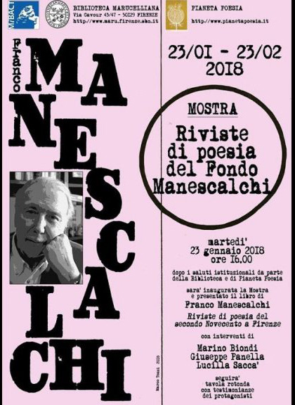 Riviste di poesia del fondo Manescalchi